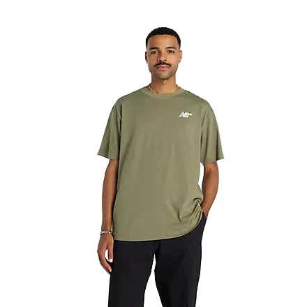 New Balance Numeric Small Logo Tee Dark Olive