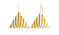 Lucia II Kith Stripe Triangle Top WMNS "Pastel Yellow" KITH122