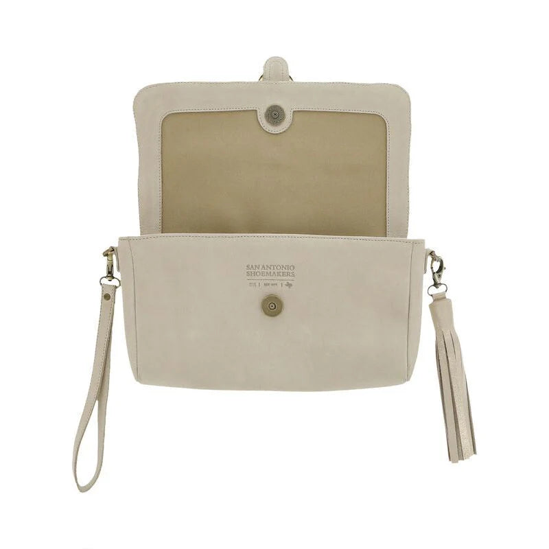Seight Clutch Handbag in Soft Gold