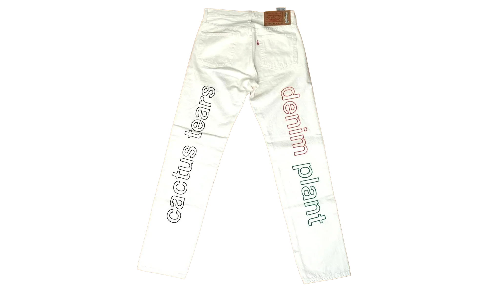 Cactus Plant Flea Market 4th of July Denim Jeans "White" DT320