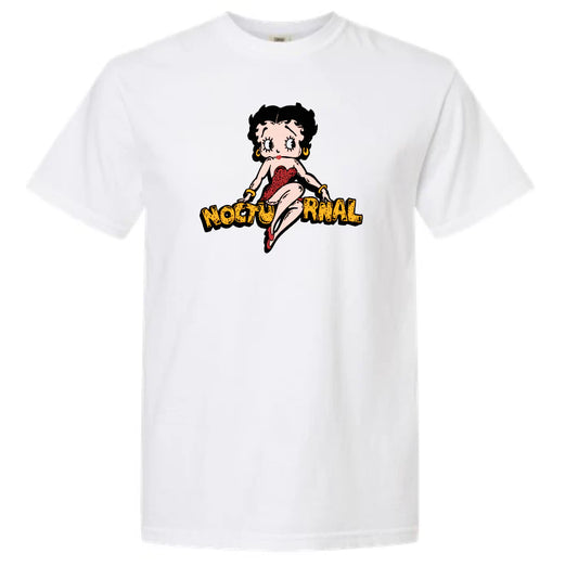 Nocturnal Betty Tee White
