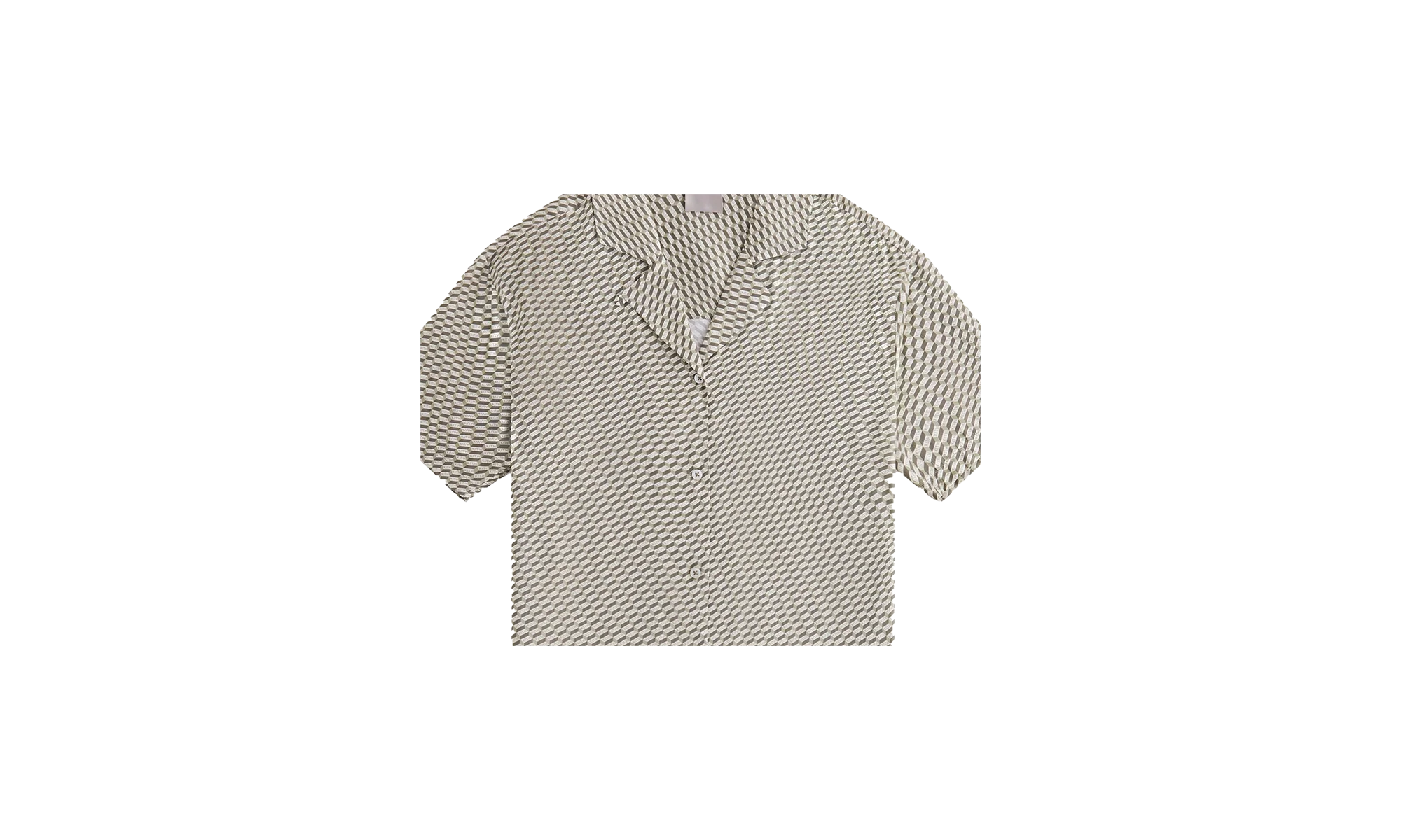 Elena Monogram Silk Camp Shirt WMNS "Khaki" khw030292 359