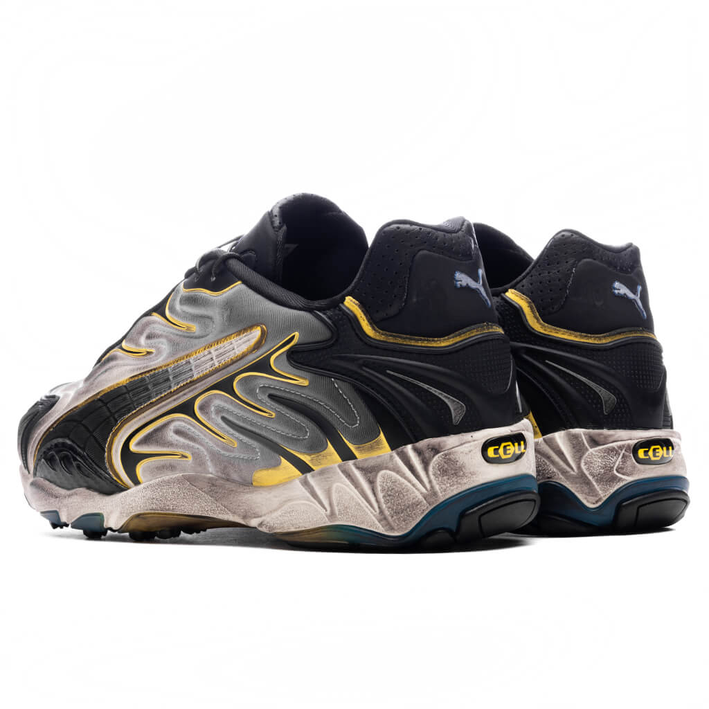 Puma X AAP Rocky Inhale Distressed Neop Warm White Puma Black Pele Yellow