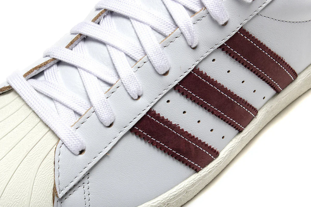 Adidas Superstar 80 ADV Crystal White Shadow Red