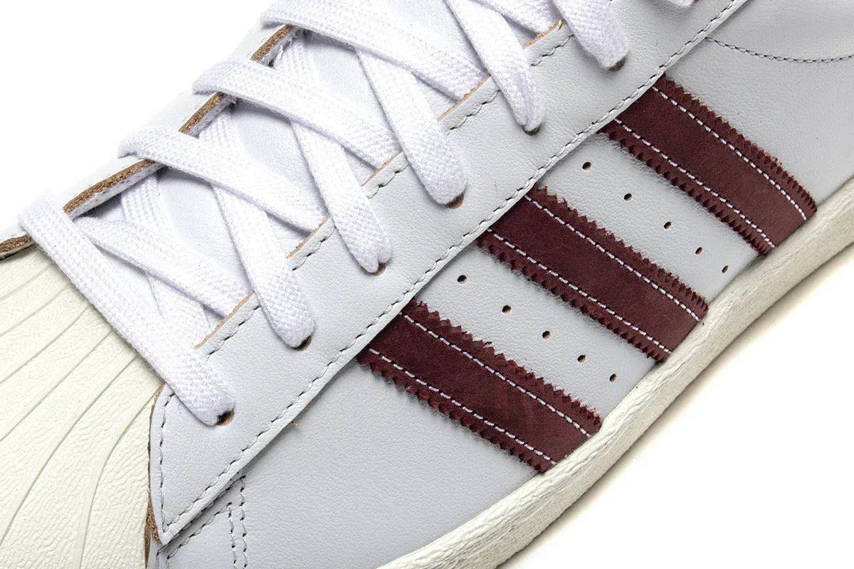 Adidas Superstar 80 ADV Crystal White Shadow Red