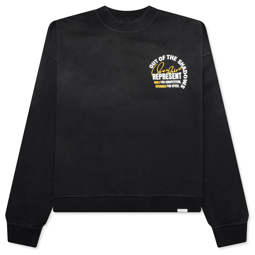 Out Of The Shadows Sweatshirt Stained Black