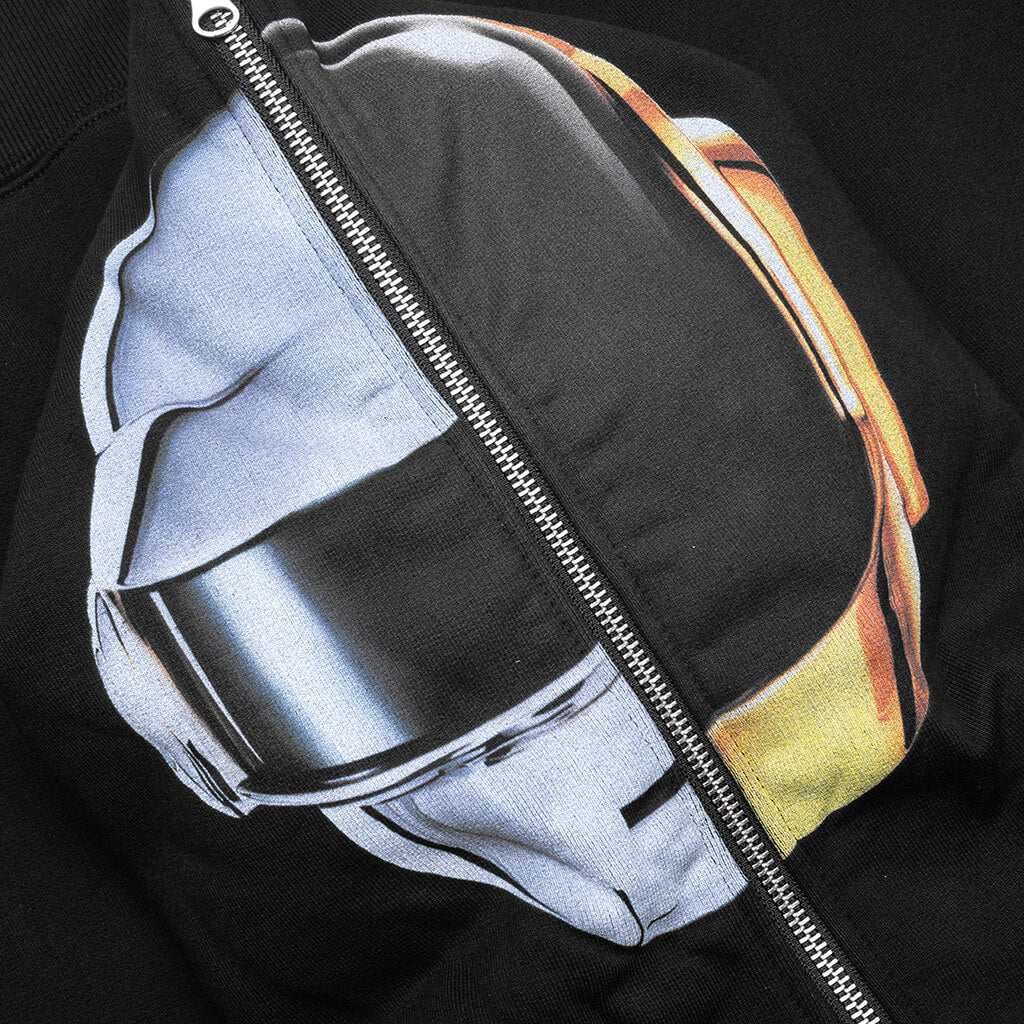 Ram Zip Hoodie Black