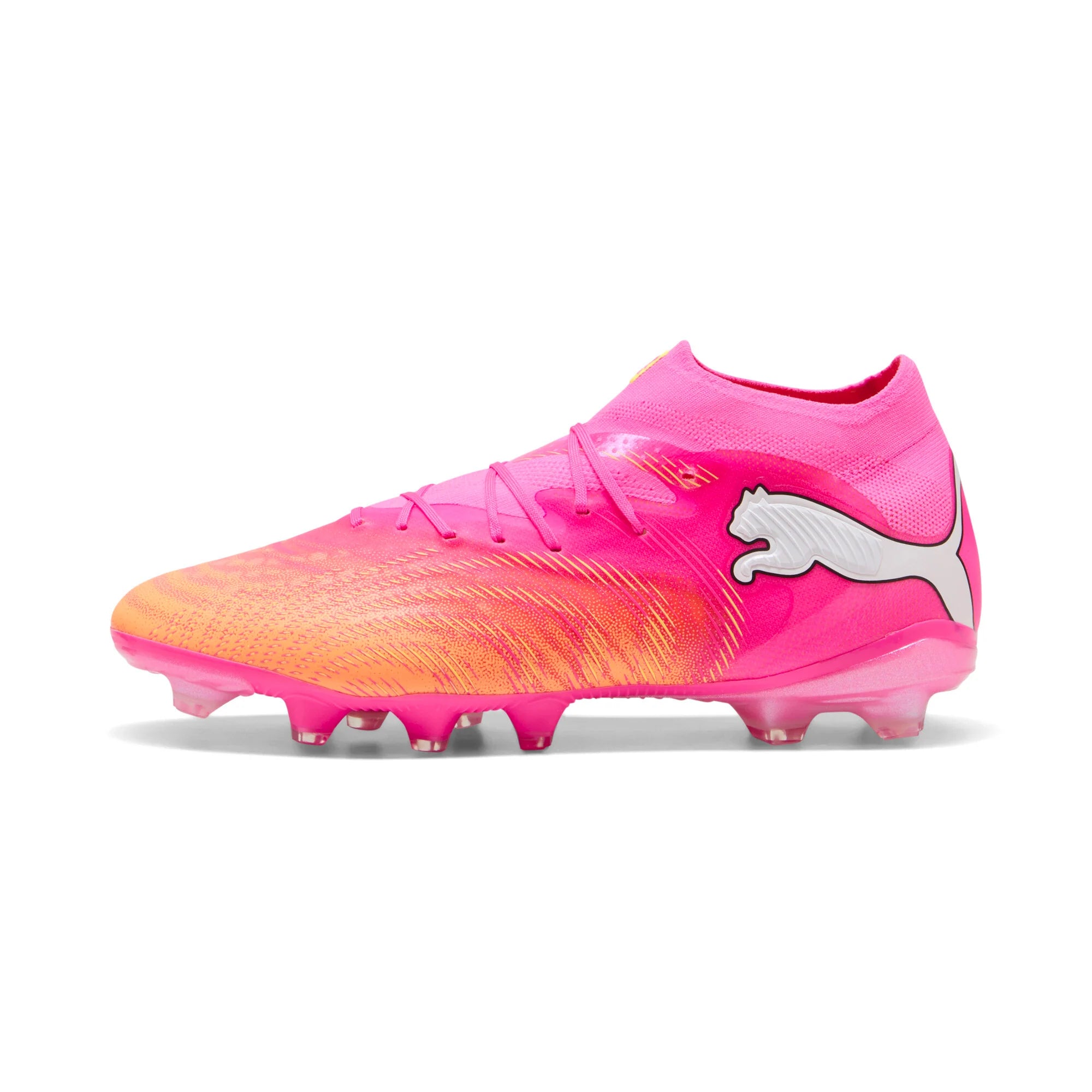 PUMA Future 9 Pro FG AG Firm Ground Artificial Ground Mens Soccer Cleats Pink Aqua White