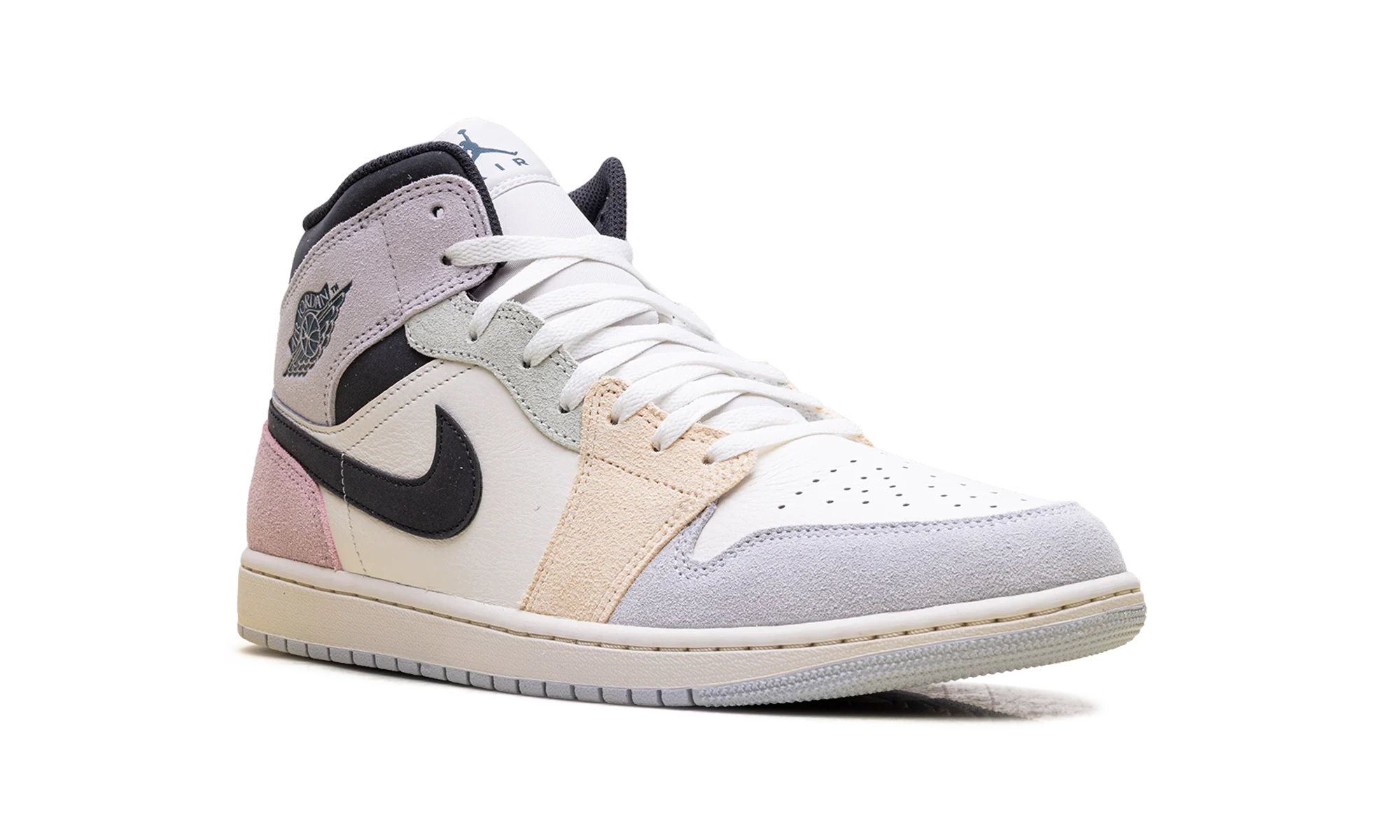 Air Jordan 1 Mid "Sail / Anthracite-Jade Aura-Iced Jade" IB7110 100