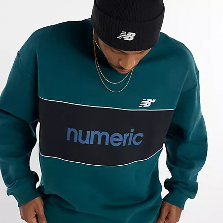 New Balance Numeric Team Crew Sweater Medusa Green