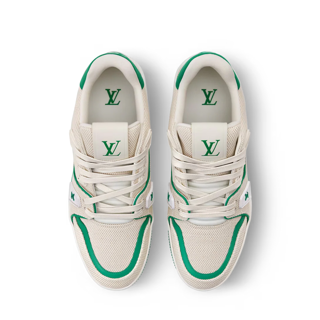 LV Trainer Green Canvas