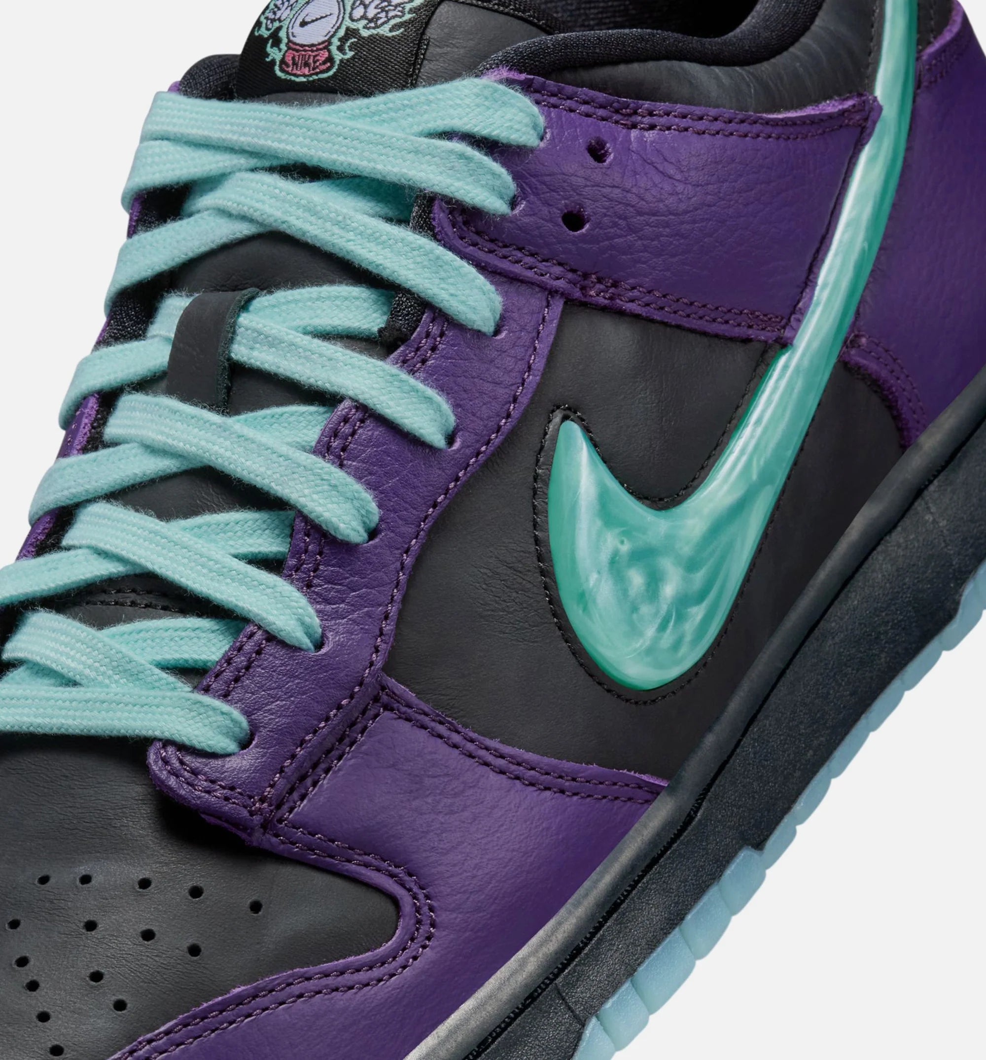Dunk Low Retro Halloween Mens Lifestyle Shoe Black Grand Purple Artisan Teal
