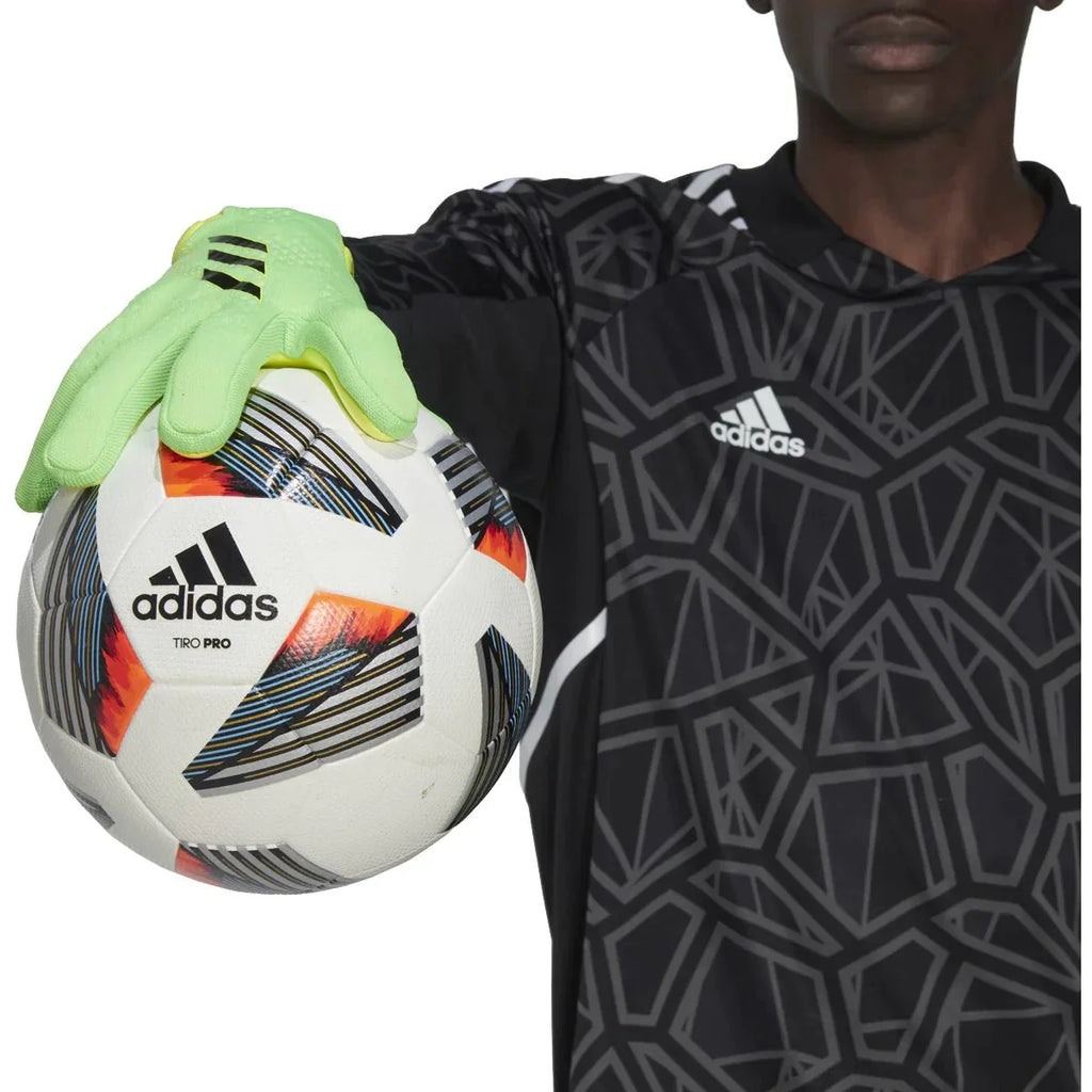 adidas X PRO Goalkeeper Gloves Green Black Solar Yellow