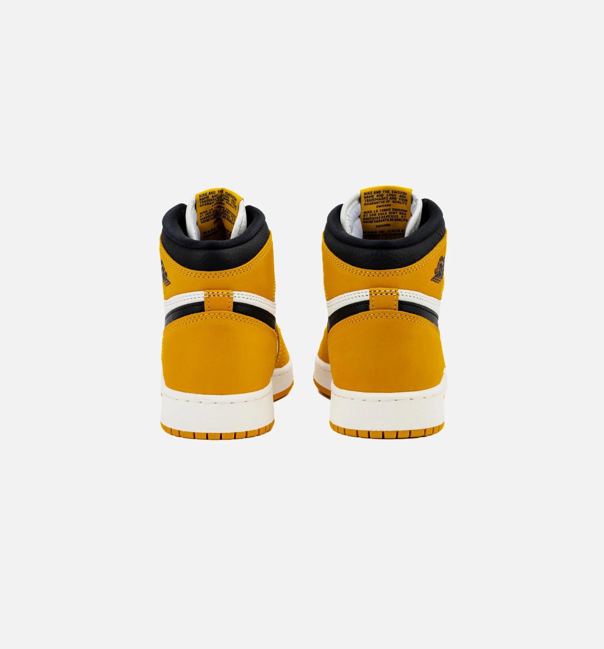 Air Jordan 1 Retro High OG Yellow Ochre Grade School Lifestyle Shoe Yellow Ochre Sail Black