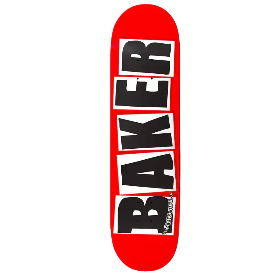 Baker Brand Logo Deck Red Black