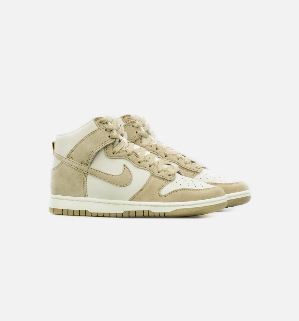 Dunk High Tan Suede Mens Lifestyle Shoe Beige White