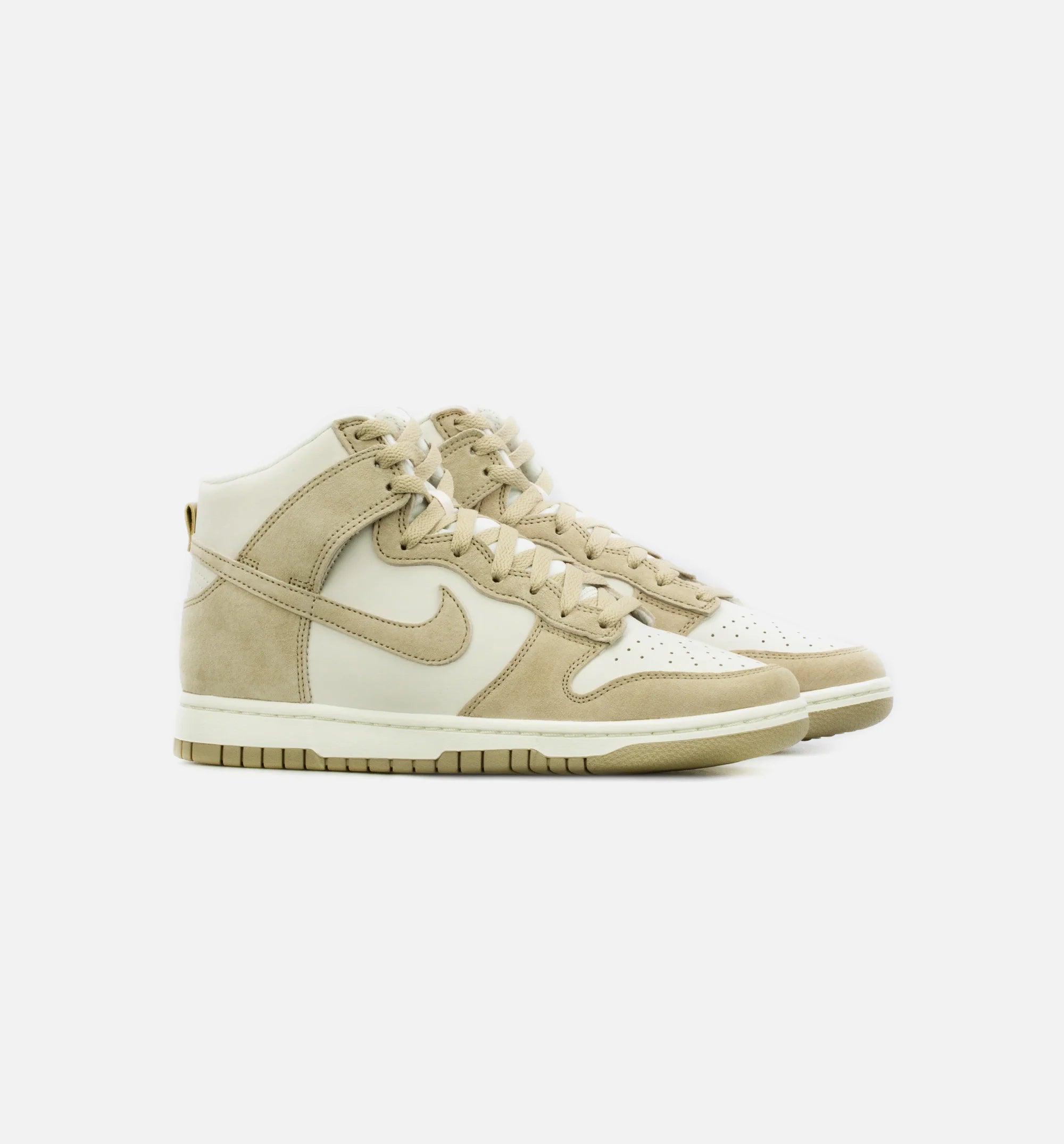Dunk High Tan Suede Mens Lifestyle Shoe Beige White