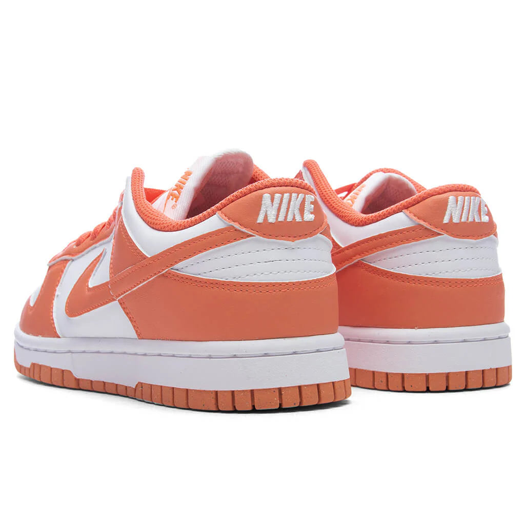 Women's Dunk Low - White/Light Wild Mango