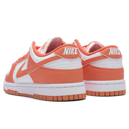 Women's Dunk Low - White/Light Wild Mango