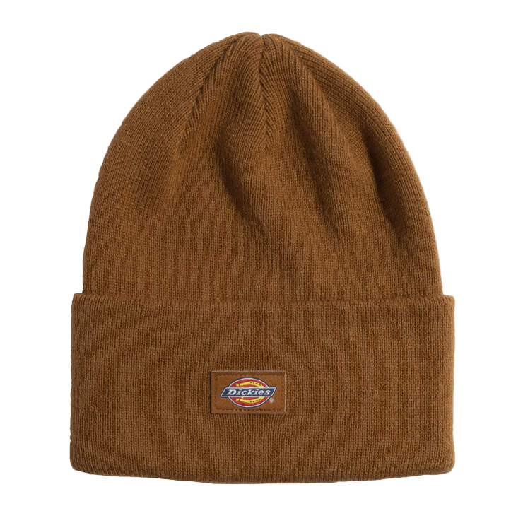 Dickies Knit Tall Cuffed Beanie Brown Duck