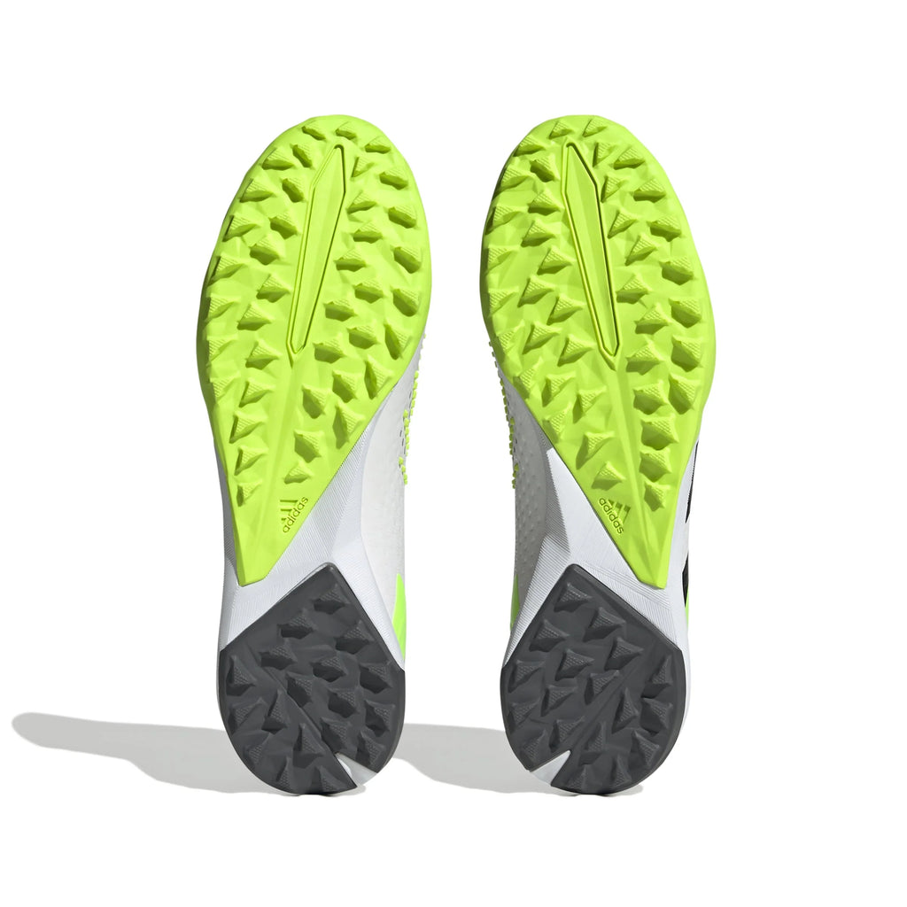adidas Predator Accuracy1 TF Turf Soccer Cleats White Black Lucid Lemon