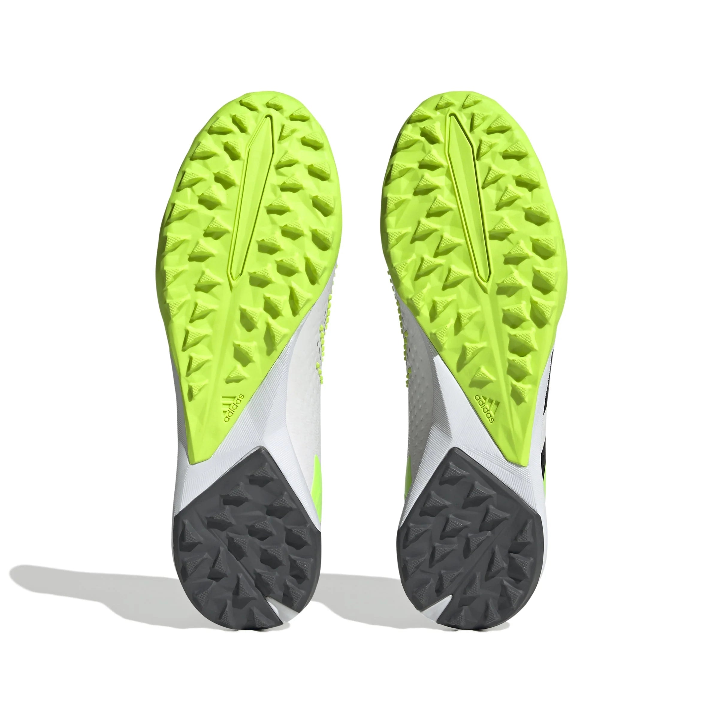 adidas Predator Accuracy1 TF Turf Soccer Cleats White Black Lucid Lemon