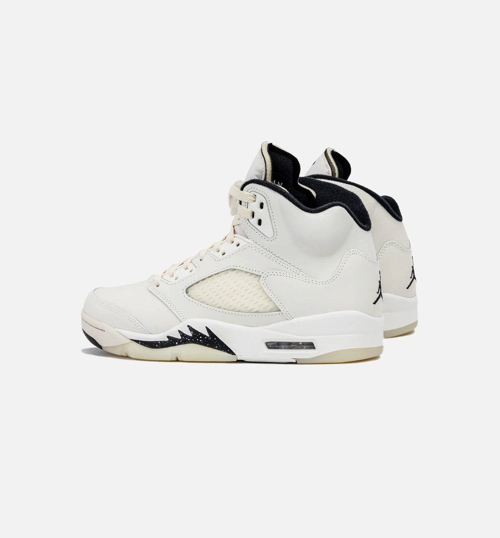 Air Jordan 5 Retro SE Sail Mens Lifestyle Shoe Sail Black Light Orewood Brown Coconut Milk