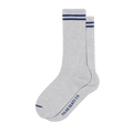 Polar Rib Socks 2 Stripe Heather Grey Blue
