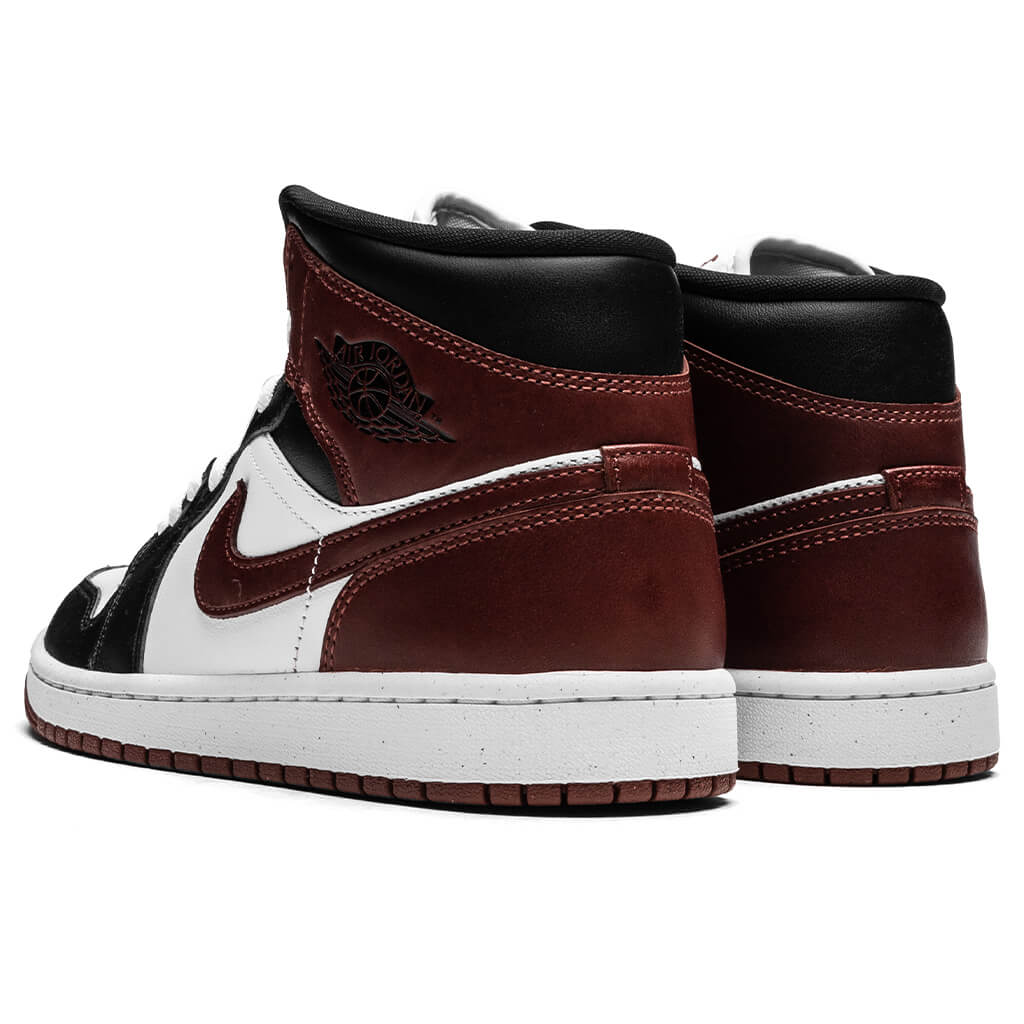 Air Jordan 1 Mid SE White Dark Pony Black