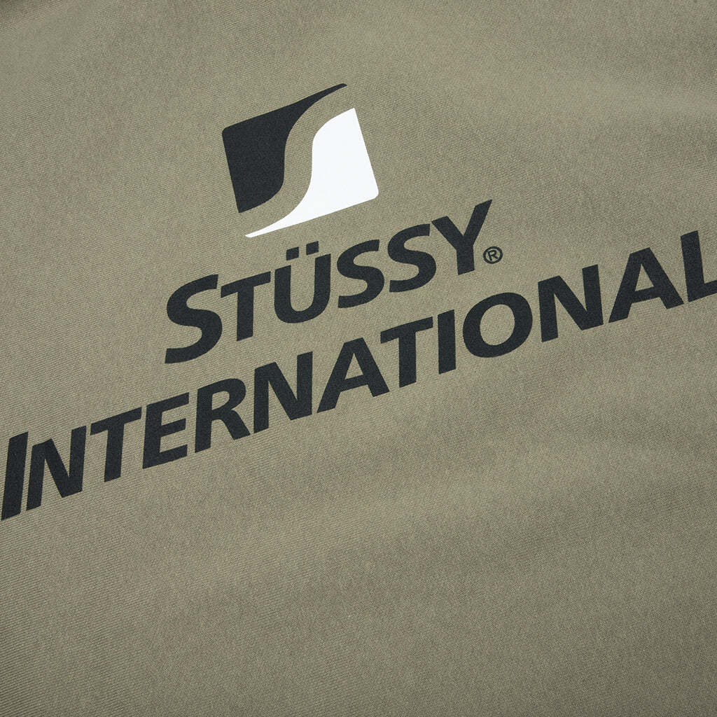 Stüssy International Zip Hoodie Army