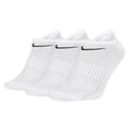 Nike Everyday Plus No Show 3 Pack White