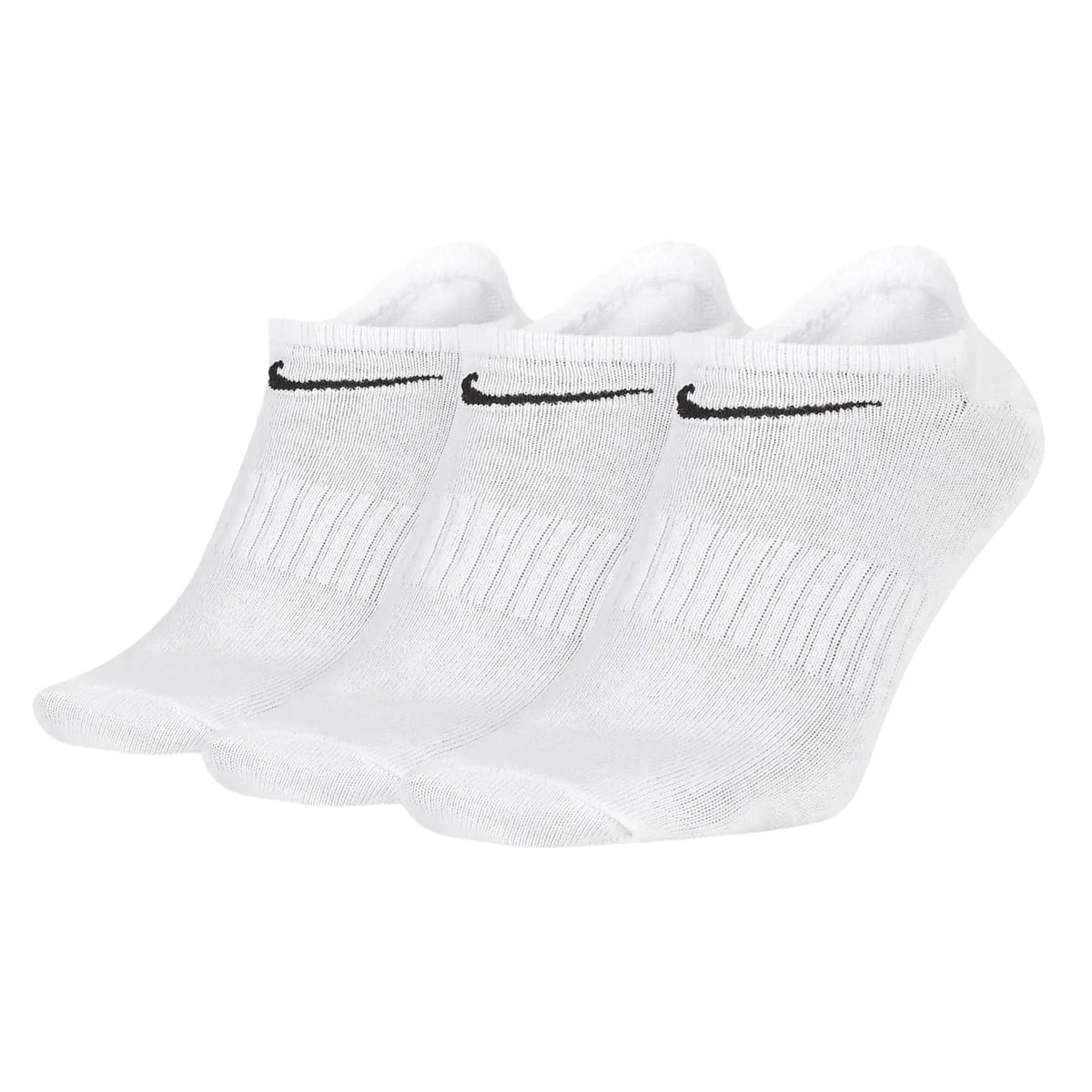 Nike Everyday Plus No Show 3 Pack White