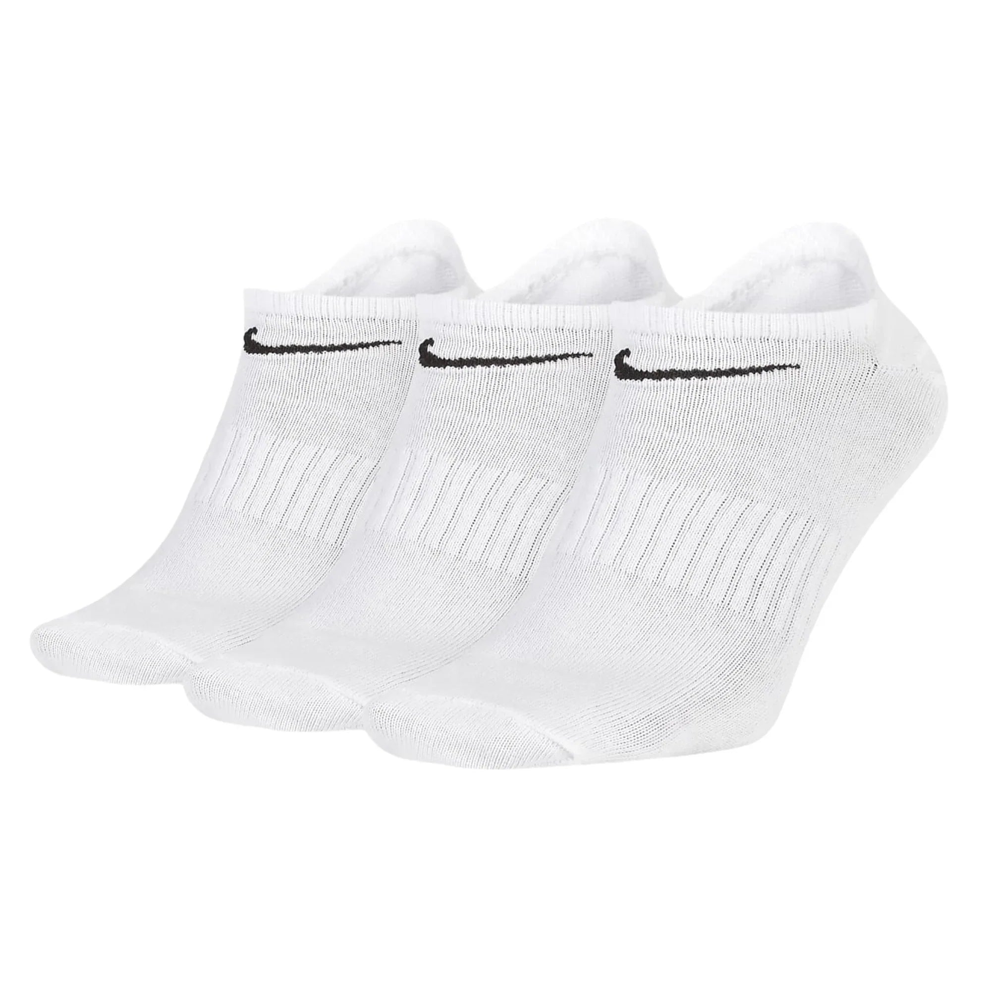 Nike Everyday Plus No Show 3 Pack White