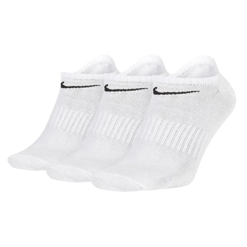Nike Everyday Plus No Show 3 Pack White