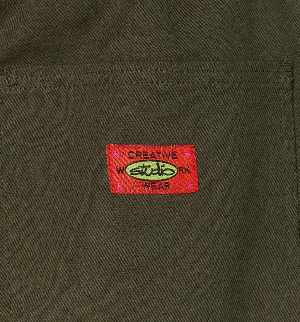 Studio CWW Work Mens Pant Coffee Grey