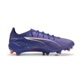 PUMA Ultra 5 Ultimate FG Firm Ground Soccer Cleats Blue White Sunset Glow