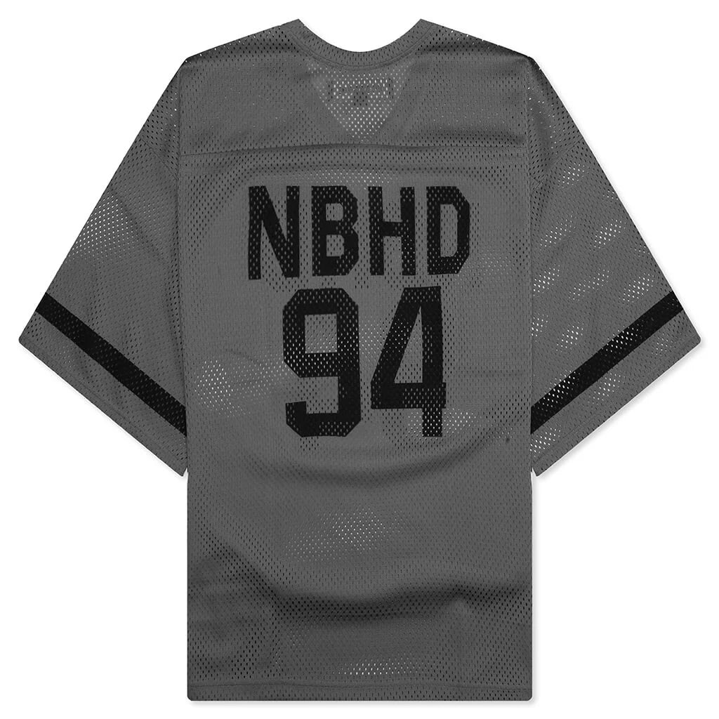Hockey S S V Neck Jersey Gray
