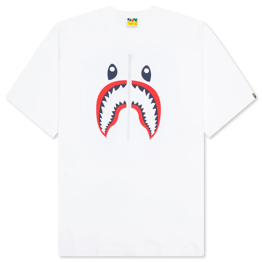 Shark Tee France White