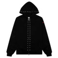 Pleasures x Zero Dane Studded Hoodie Black