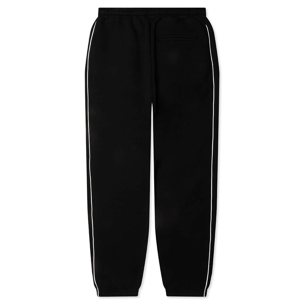 BxR Piped Sweatpants Black