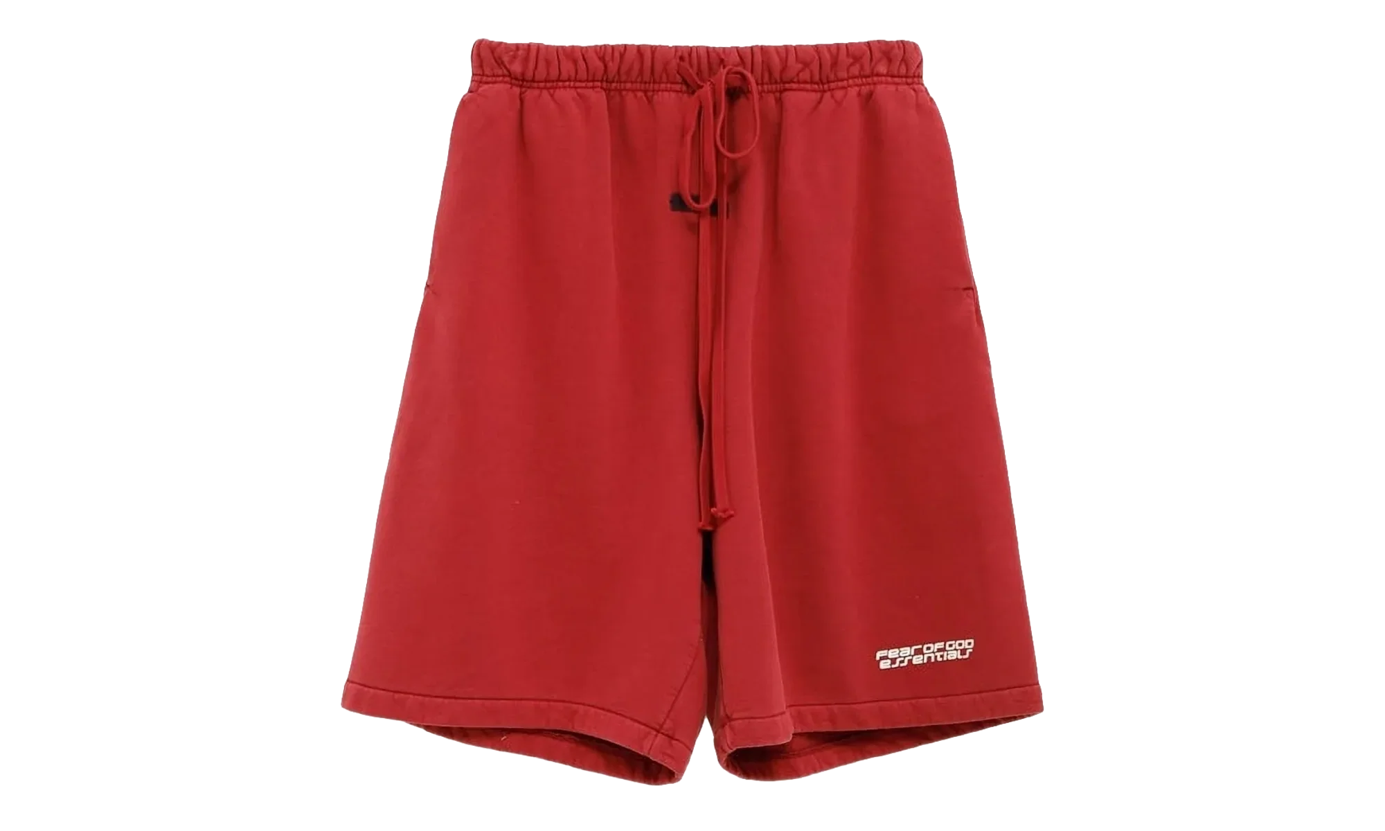 Suede Fleece Relaxed Short "Crimson" 160HO254711F