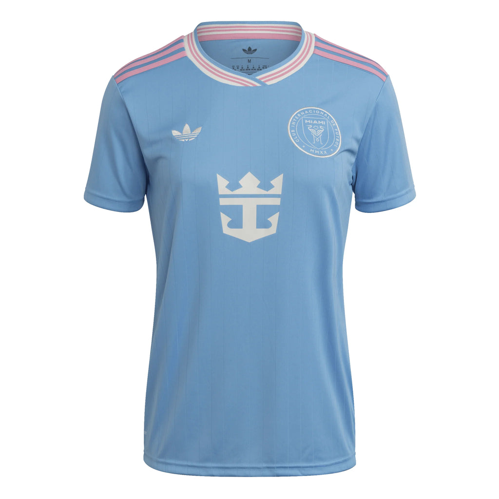 adidas Inter Miami CF Third Messi Womens Soccer Jersey 25 26 Blue