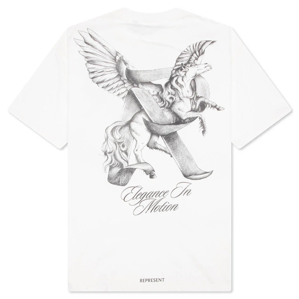 Elegance In Motion T Shirt Flat White