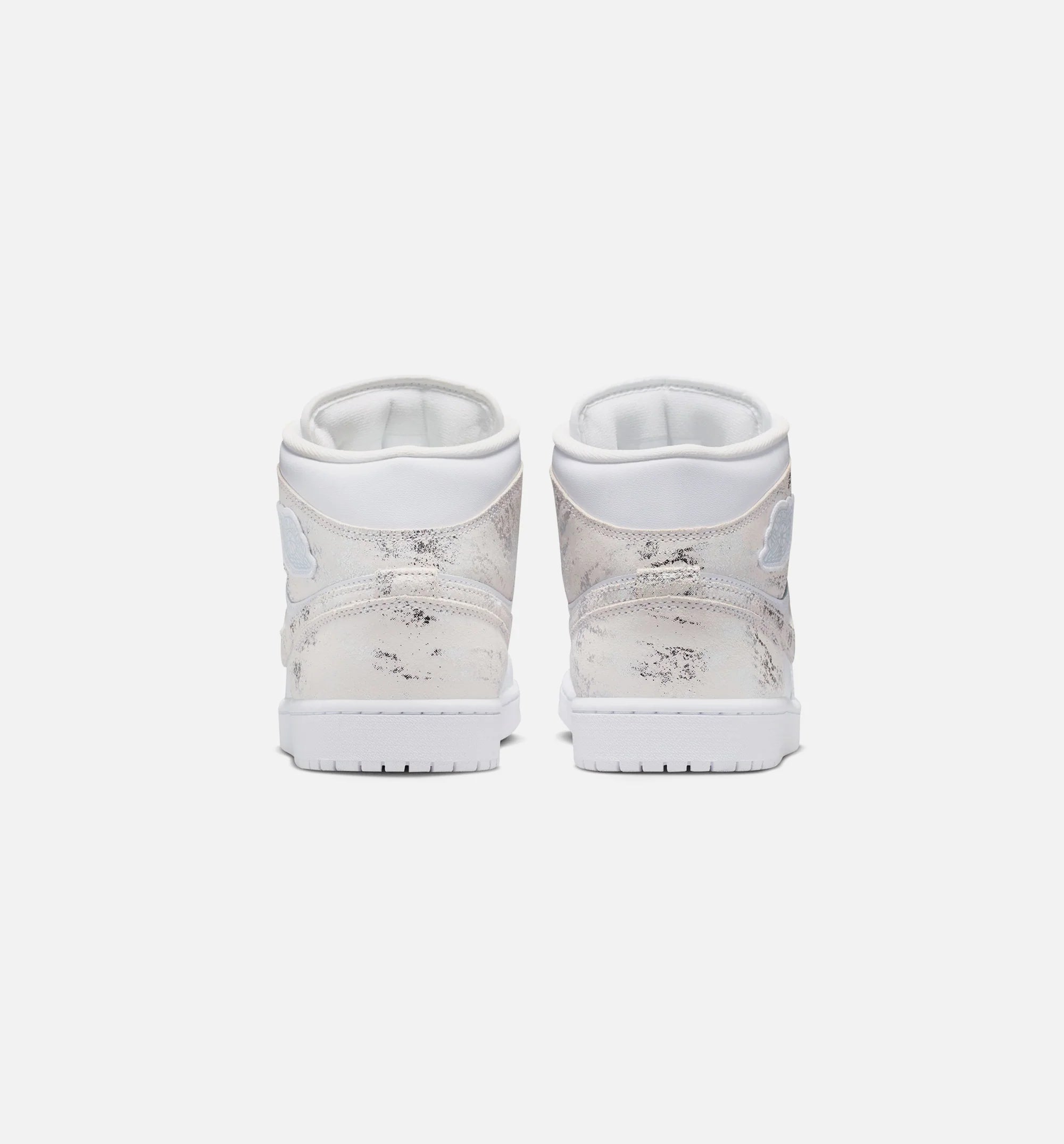 Air Jordan 1 Mid SE Mens Lifestyle Shoe White White White Field Silver