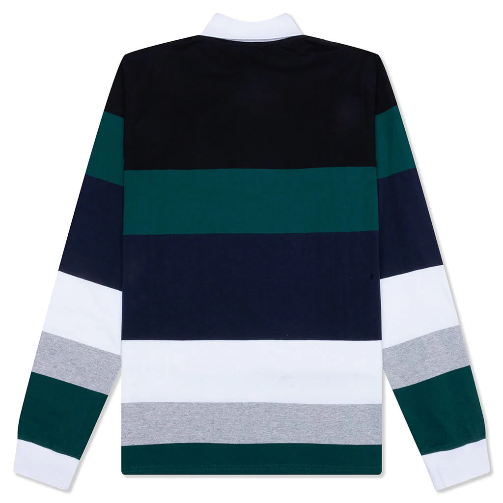 Rugby Jersey L S Polo Black