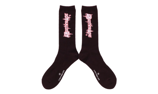 Multi Logo Long Socks "Burgundy" 1K80 184 005 BURGUNDY