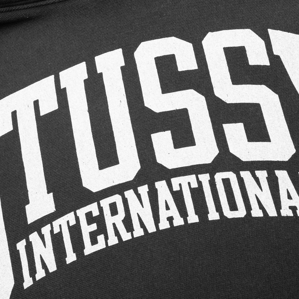 Stussy Intl Relaxed Hoodie Washed Black