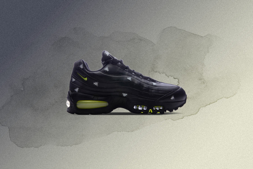 Air Max 95 Premium Black Neon Yellow Black Metallic Dark Grey