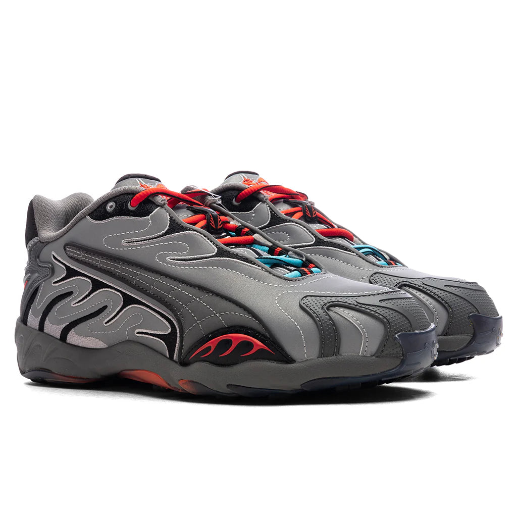 Puma x AAP Rocky Inhale Reflective Team Silver Flat Medium Gray