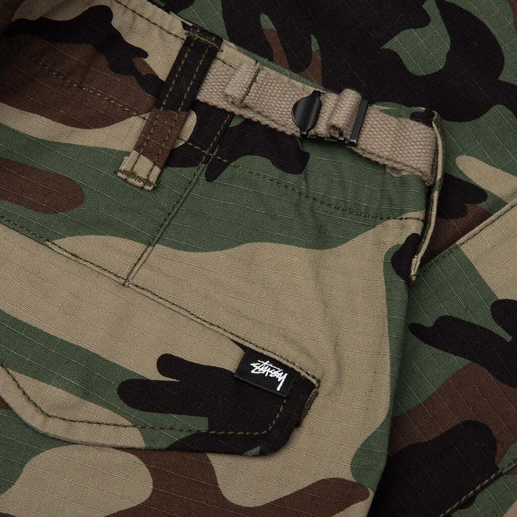 Cargo Ripstop Short Woodland Camo